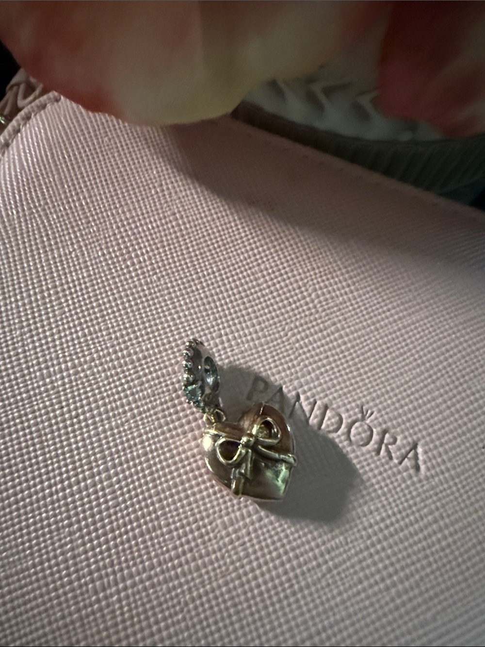 Pandora Rose RETIRED Brazilian Heart Dangle Charm